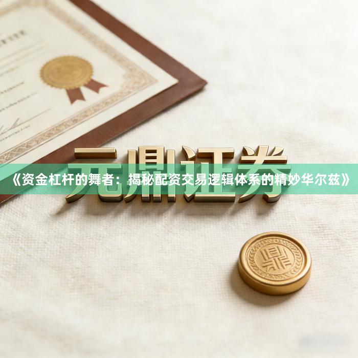 《资金杠杆的舞者:揭秘配资交易逻辑体系的精妙华尔兹》