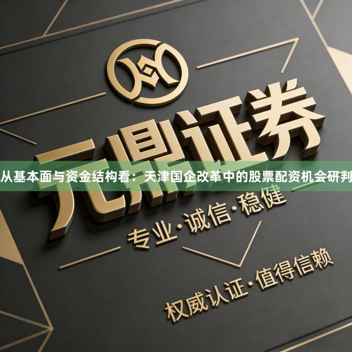 从基本面与资金结构看：天津国企改革中的股票配资机会研判