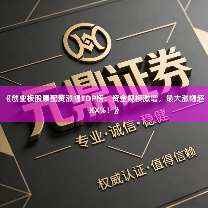 《创业板股票配资涨幅TOP榜：资金规模激增，最大涨幅超XX%！》